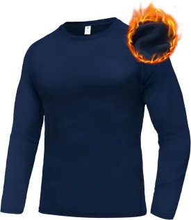3-5 Pack Shirts for Men Long Sleeve Shirt Wicking Sun Tee Shirts UV Protection T-Shirt for Casual Fishing Hiking Swim