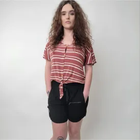 A.L.C. Black  Cargo Shorts