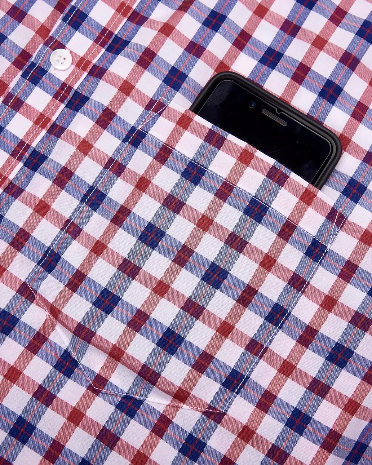 Alimens & Gentle Mens Plaid Short Sleeve Button Down Shirts Cotton Regular Fit Casual Gingham Shirts