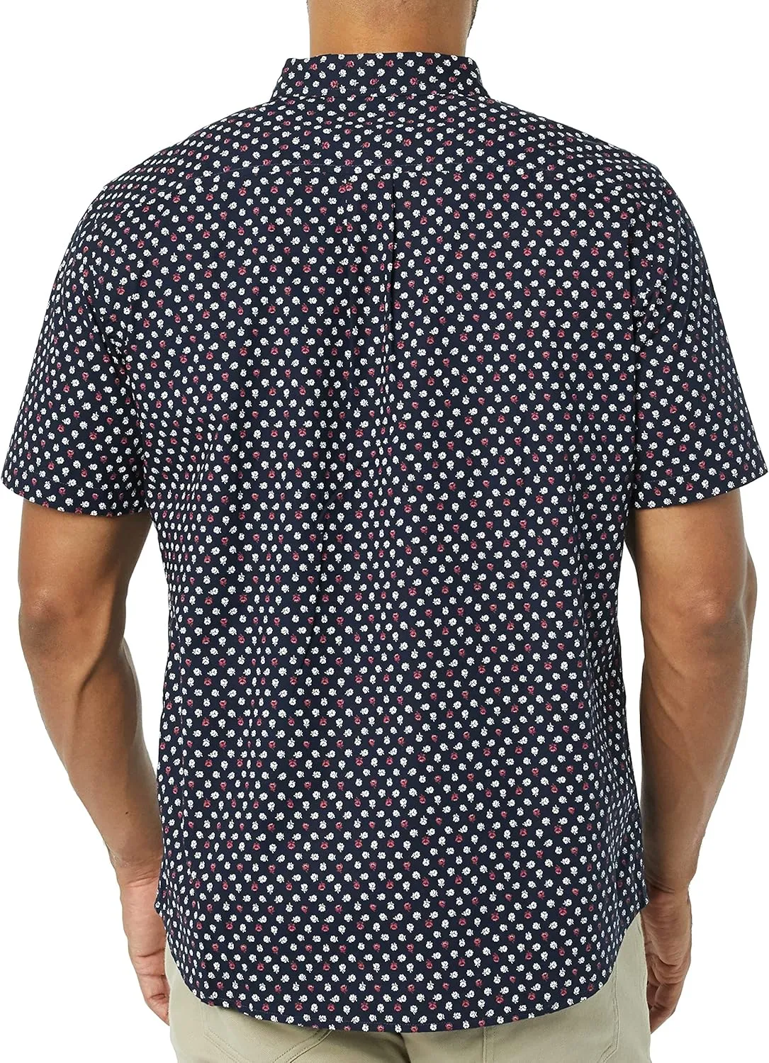 Amazon Essentials Men's Slim-Fit Short-Sleeve Poplin Shirt