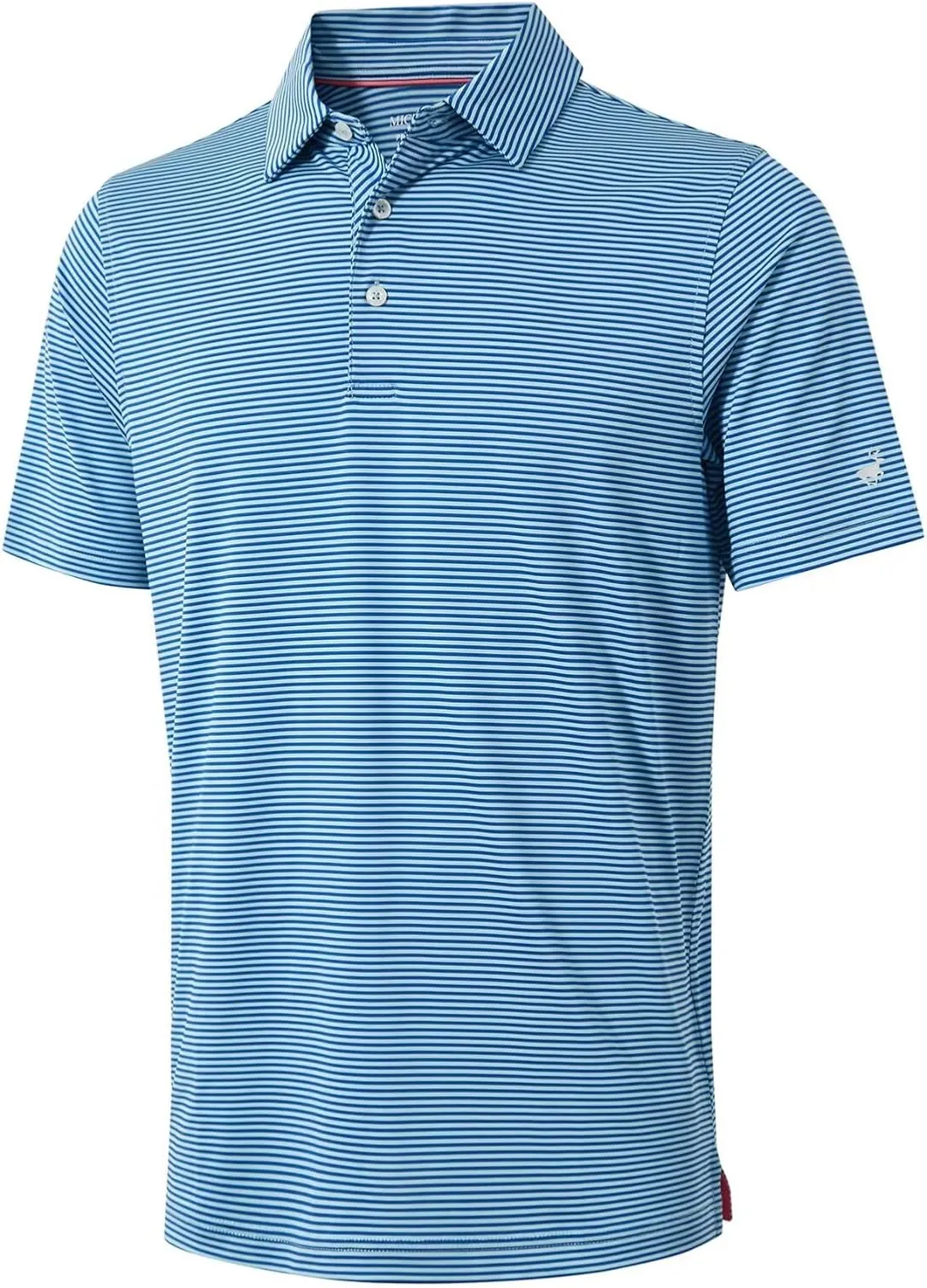 Golf Shirts for Boys Short Sleeve Moisture Wicking Dry Fit Performance Kids Youth Sport Striped Boys Polo Shirts