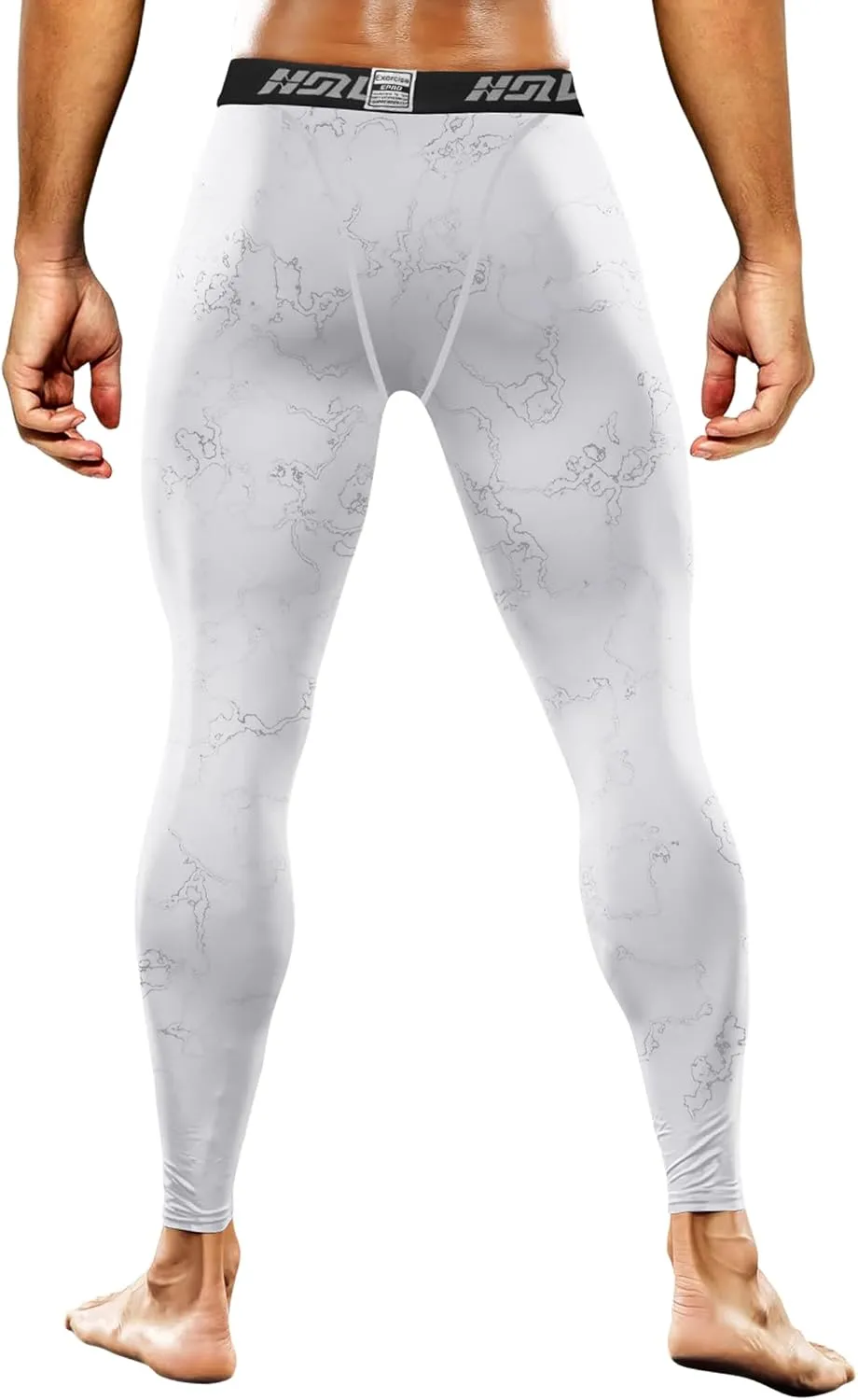 Holure 3 Pack Men's Compression Pants, Athletic Workout Running Leggings for Men, Sports Base Layer Thermal Tights