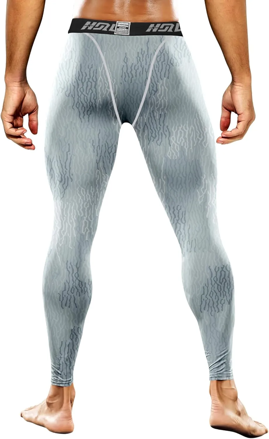 Holure 3 Pack Men's Compression Pants, Athletic Workout Running Leggings for Men, Sports Base Layer Thermal Tights