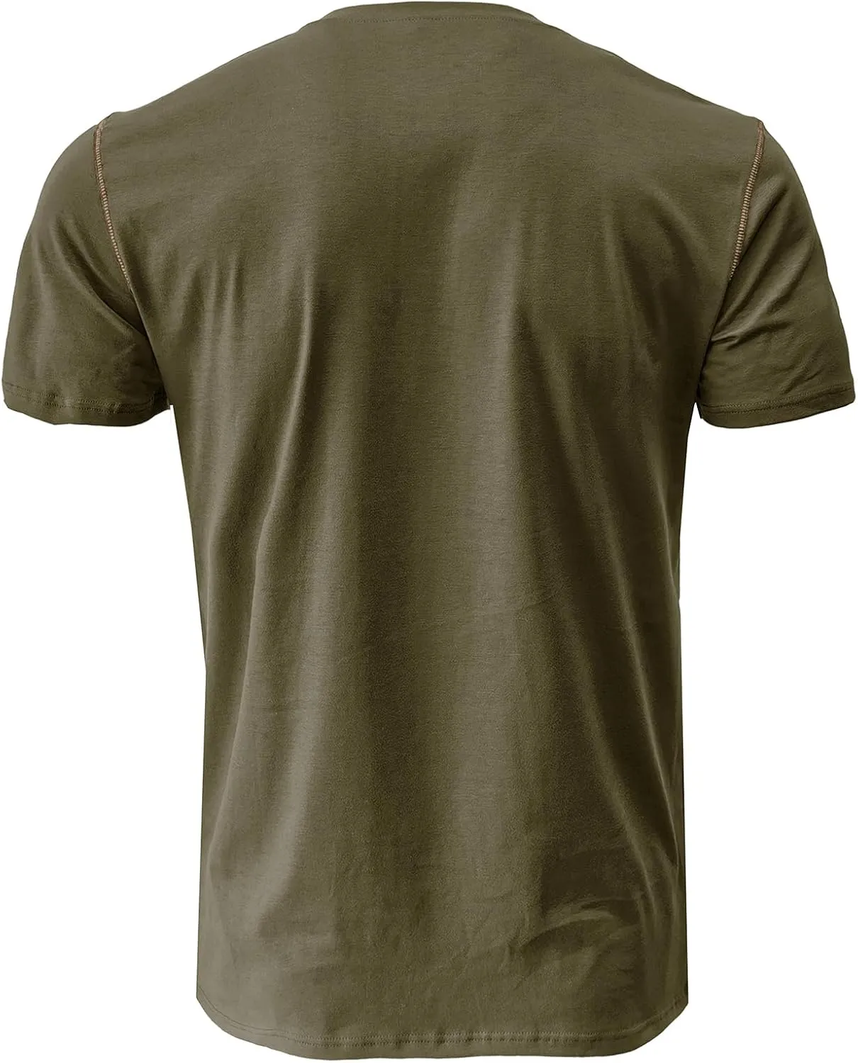 Mens Casual Henley Shirts Short/Long Sleeve Button Classic Tees Tops Fashion Lightweight Stylish T-Shirts with Pocket