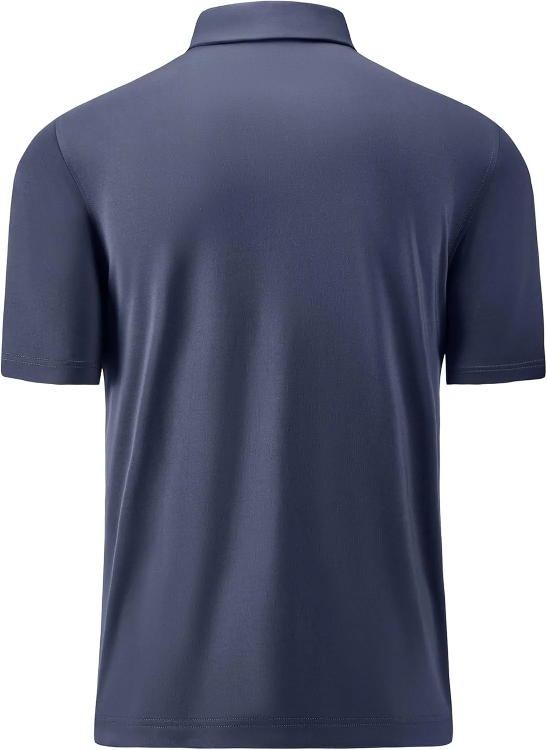 Mens Golf Shirt Short Sleeve Moisture Wicking Dry Fit Performance Casual Solid Collared Golf Polo Shirts for Men