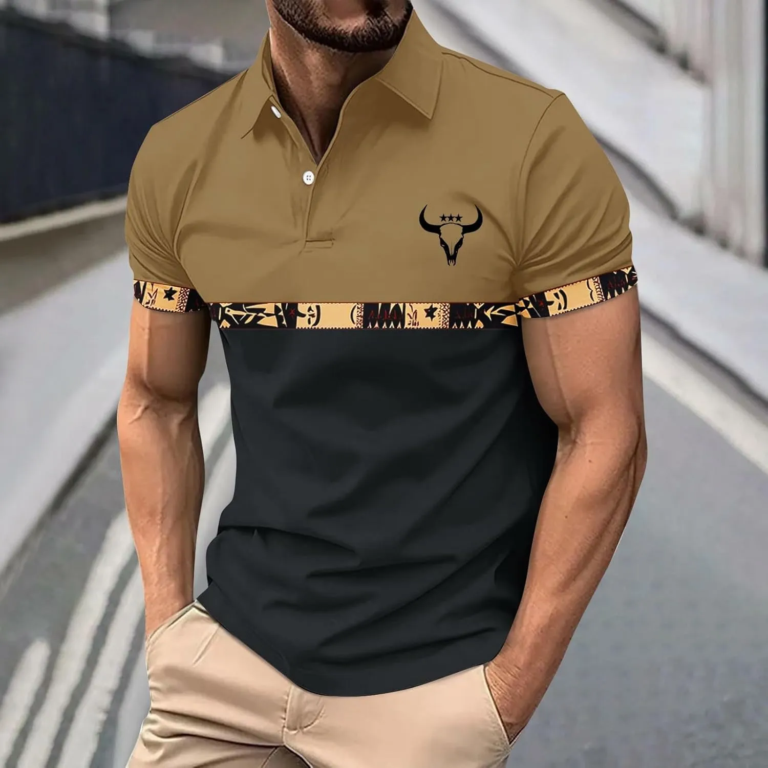 Men's Linen Short Sleeve Tees, Summer Cool Breathable Button Down Shirts Loose Casual Hawaiian Beach Vacation Clothes