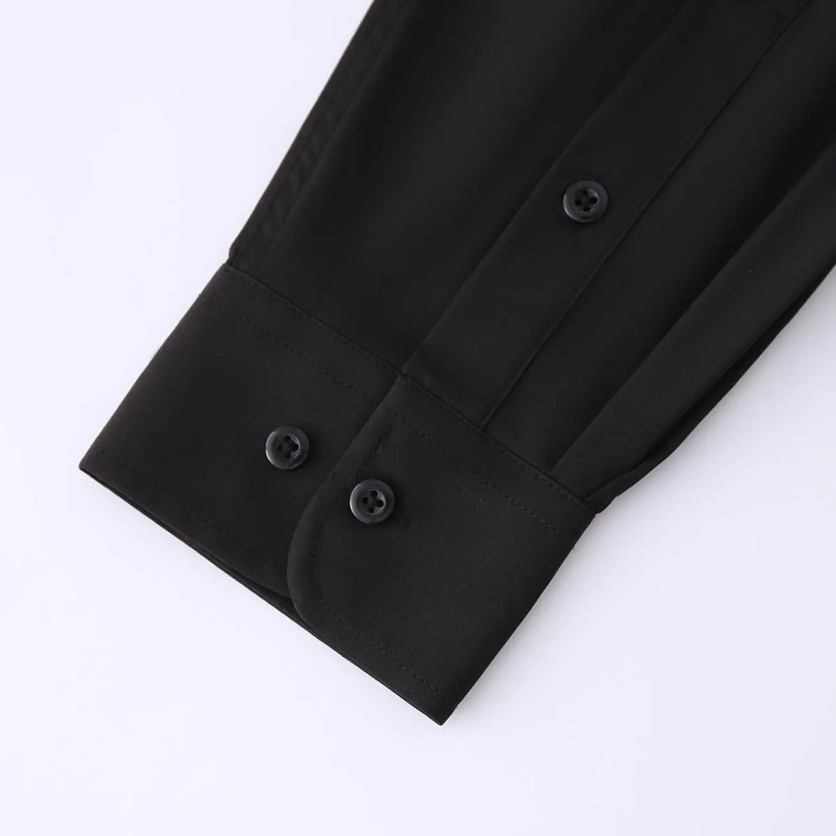 Men's Long Sleeve Dress Shirts, Regular Fit Stretch Wrinkle-Free Business Casual Button-Down Shirts with Front Pocket