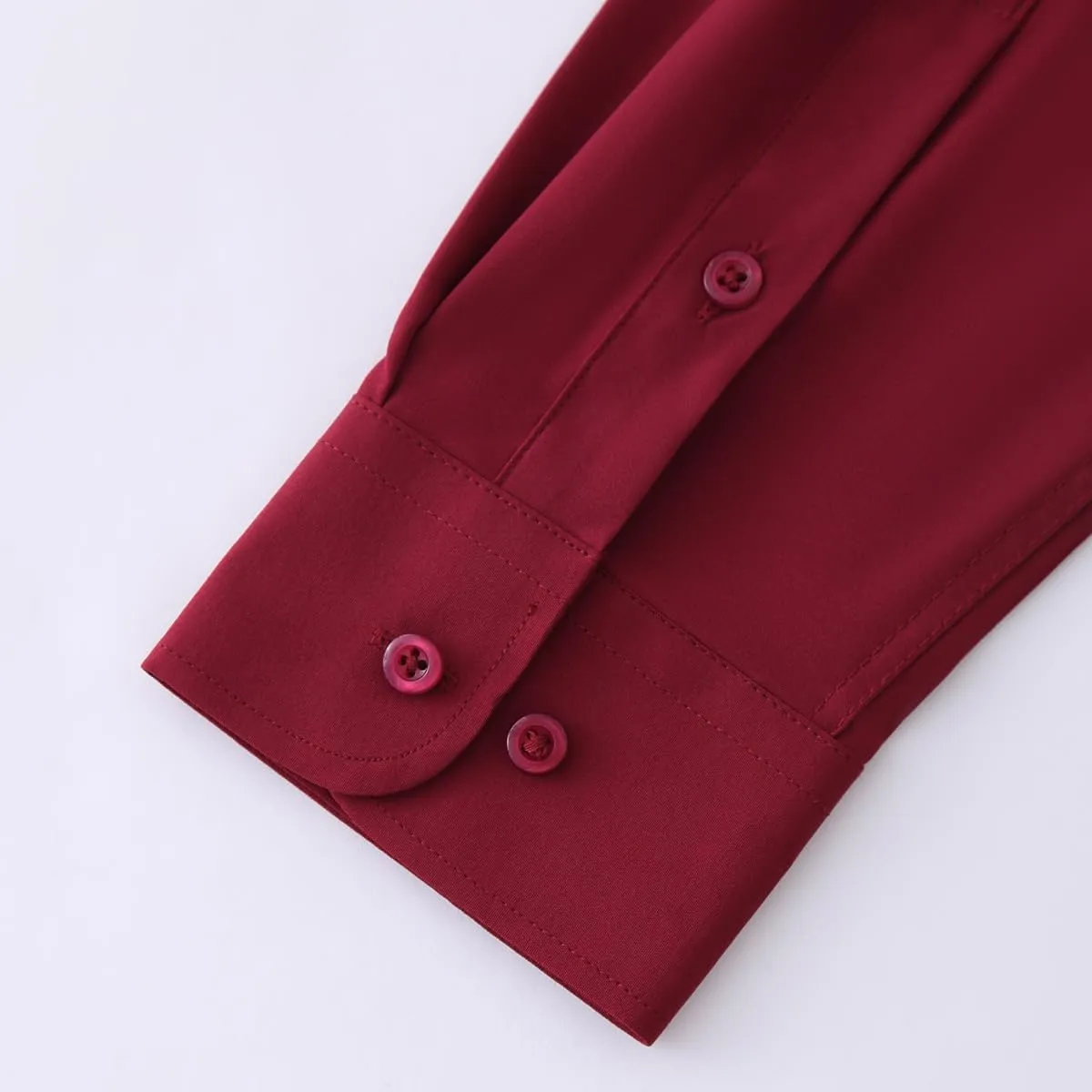 Men's Long Sleeve Dress Shirts, Regular Fit Stretch Wrinkle-Free Business Casual Button-Down Shirts with Front Pocket