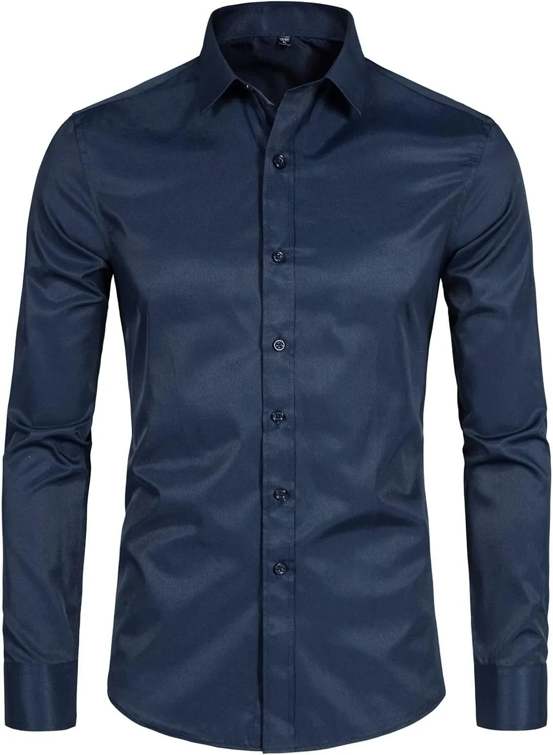 Men’s Slim Fit Dress Shirts Athletic Fitted Long Sleeve Stretch Casual Button Down Shirt