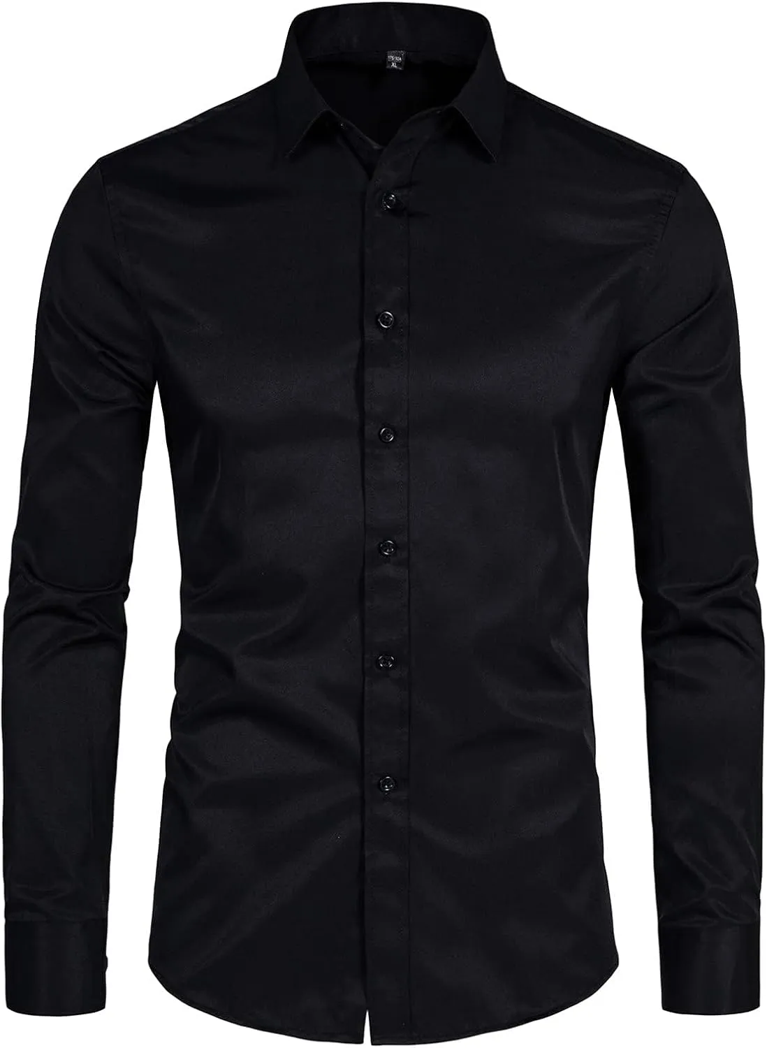 Men’s Slim Fit Dress Shirts Athletic Fitted Long Sleeve Stretch Casual Button Down Shirt
