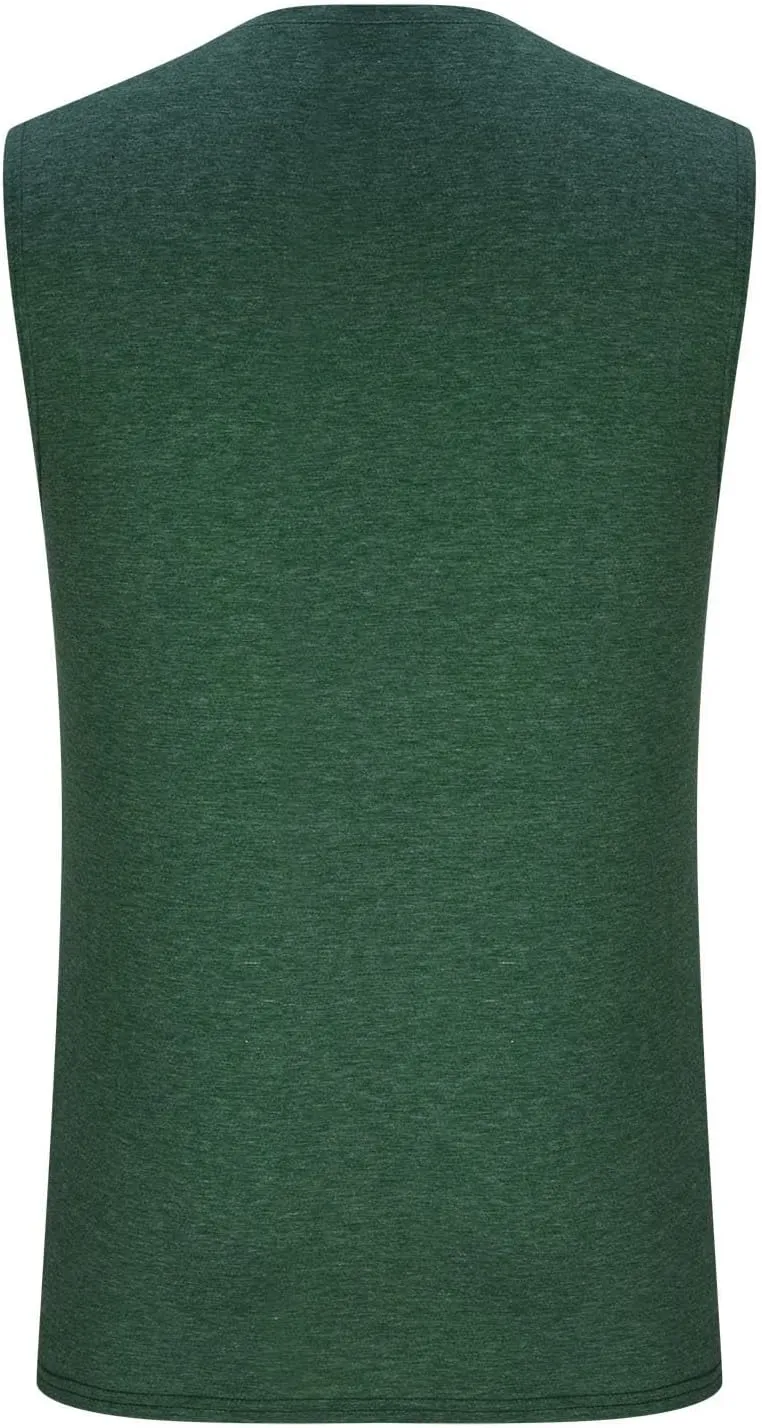 Men's Workout Tank Tops Gym Cut Off Sleeveless T Shirt Bodybuilding Fitness Muscle Athletic Tank Top Palm Tree Shirts Tee