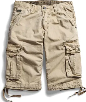 OCHENTA Men's Loose Fit Cargo Shorts with Multi Pockets