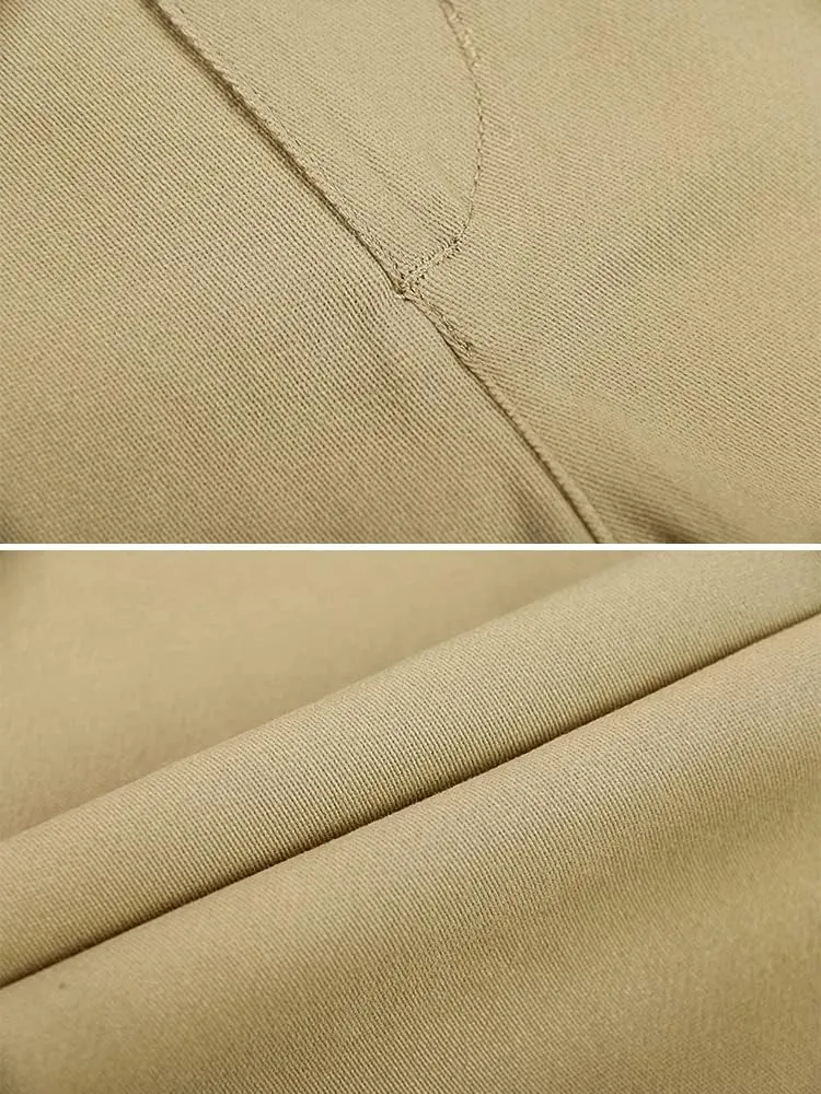 OCHENTA Mens Tapered Flat Front Casual Dress Pants, Chinos Pants Men