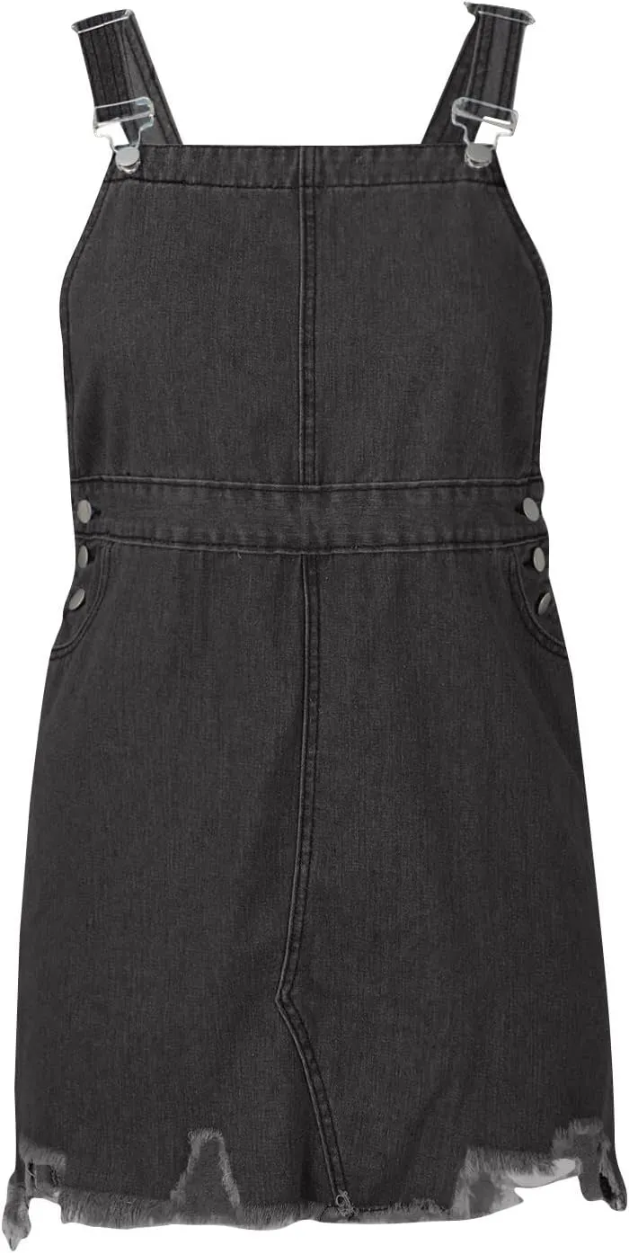 OIOLOYJM Denim Jumpsuit for Womens Shortalls Casual Adjustable Straps High Waist Bib Jeans Overalls Shorts Rompers for Women