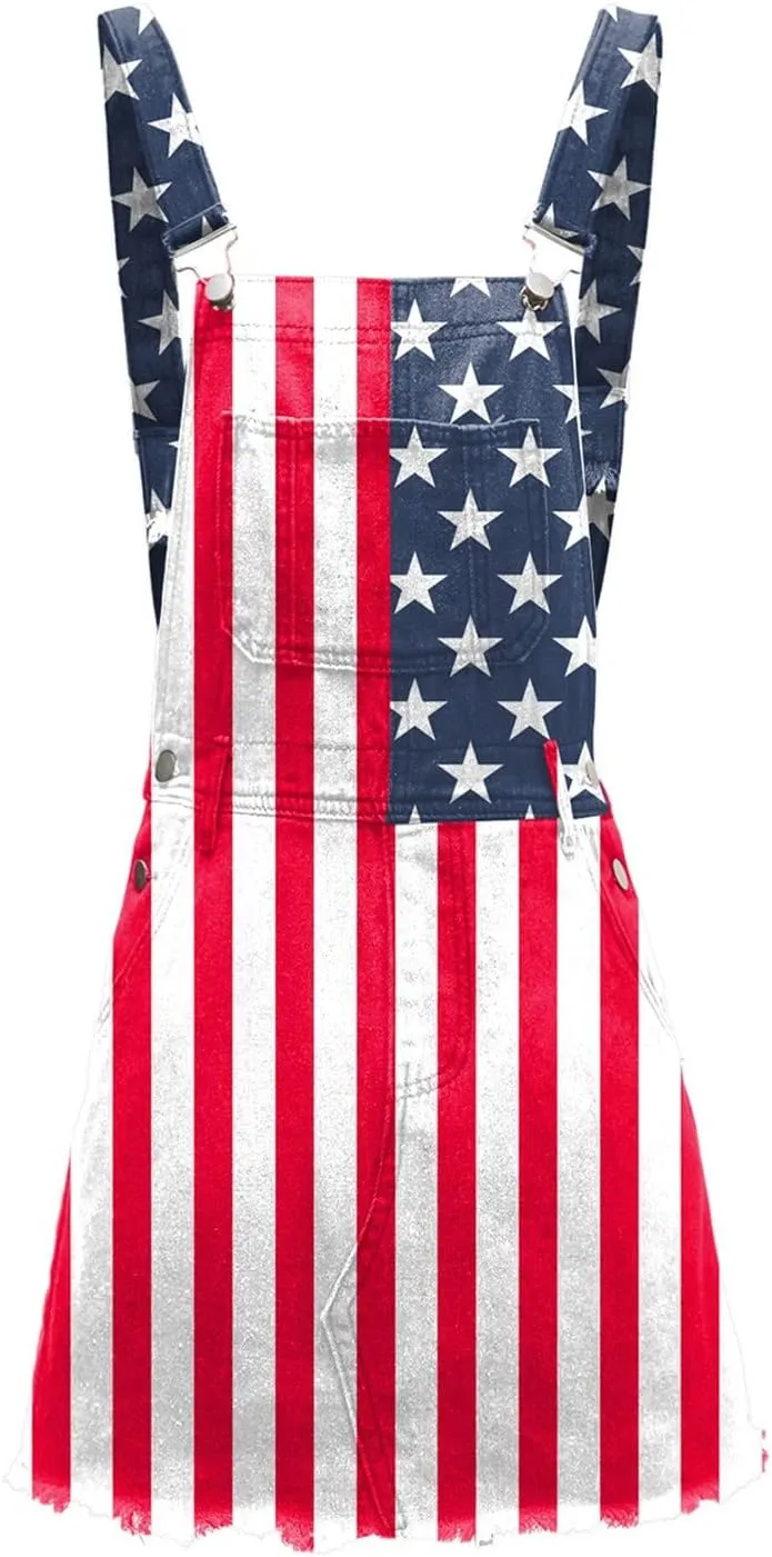 OIOLOYJM Denim Jumpsuit for Womens Shortalls Casual Adjustable Straps High Waist Bib Jeans Overalls Shorts Rompers for Women