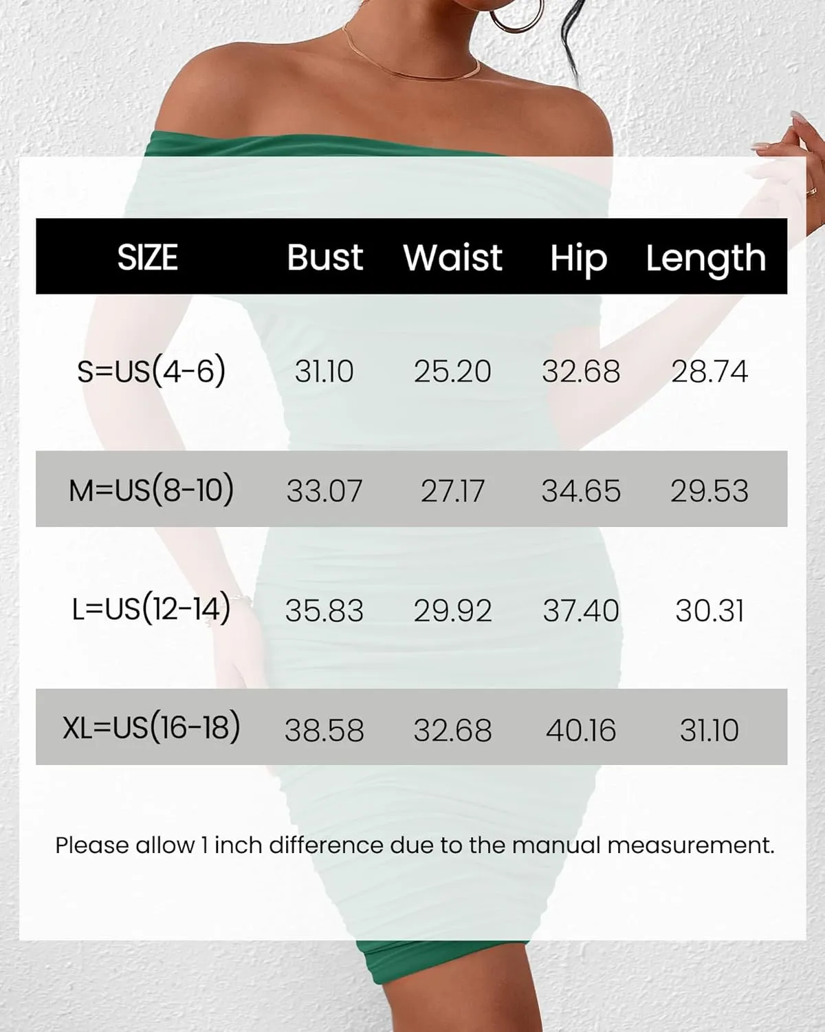 Okiwam Women's Summer Off Shoulder Ruched Bodycon Dress Sleeveless Party Club Cocktail Short Dresses