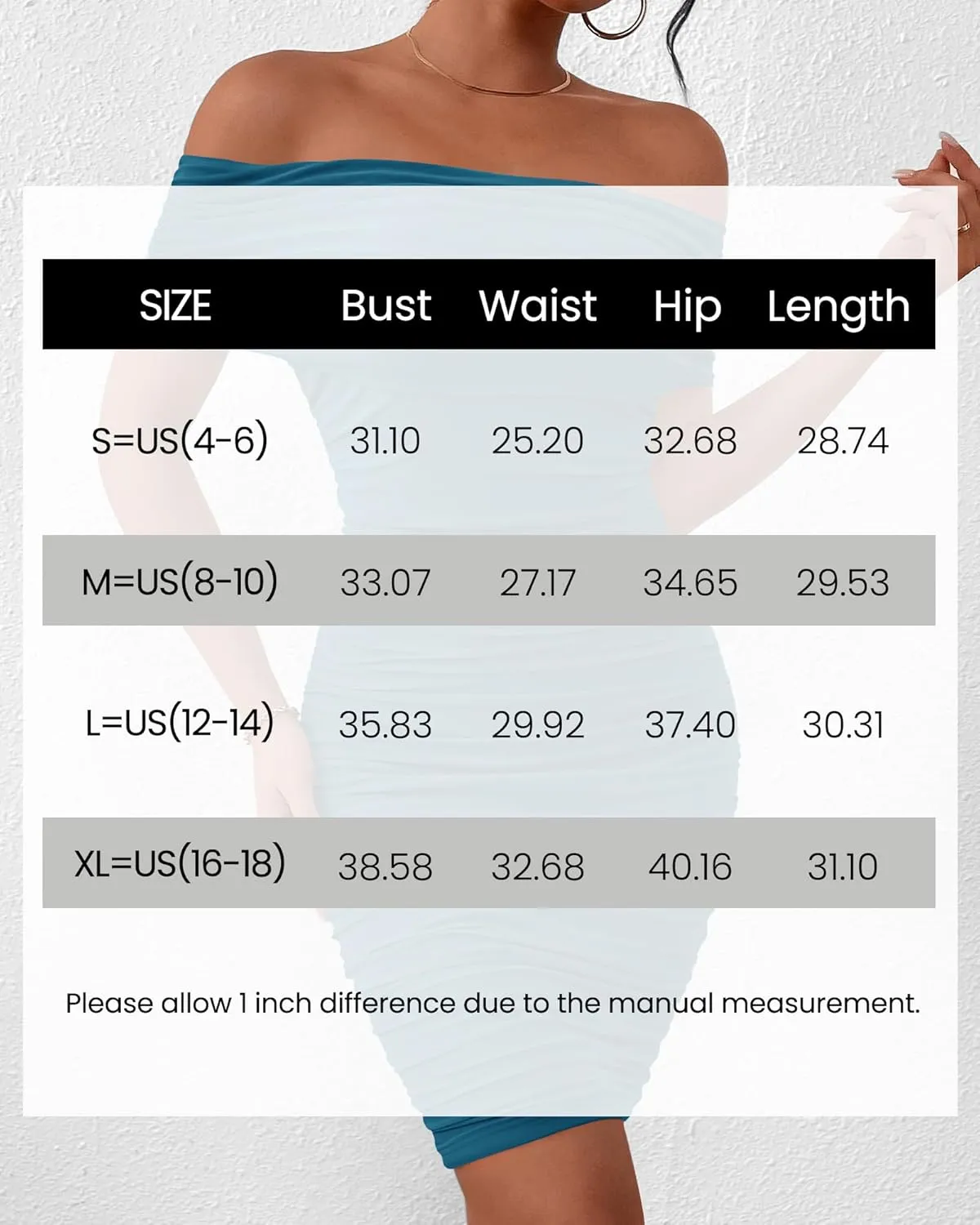 Okiwam Women's Summer Off Shoulder Ruched Bodycon Dress Sleeveless Party Club Cocktail Short Dresses