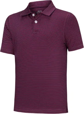 Willit Boys' Golf Polo Shirts Short Sleeve Striped Performance Youth Athletic Shirts Kids Quick Dry Polos