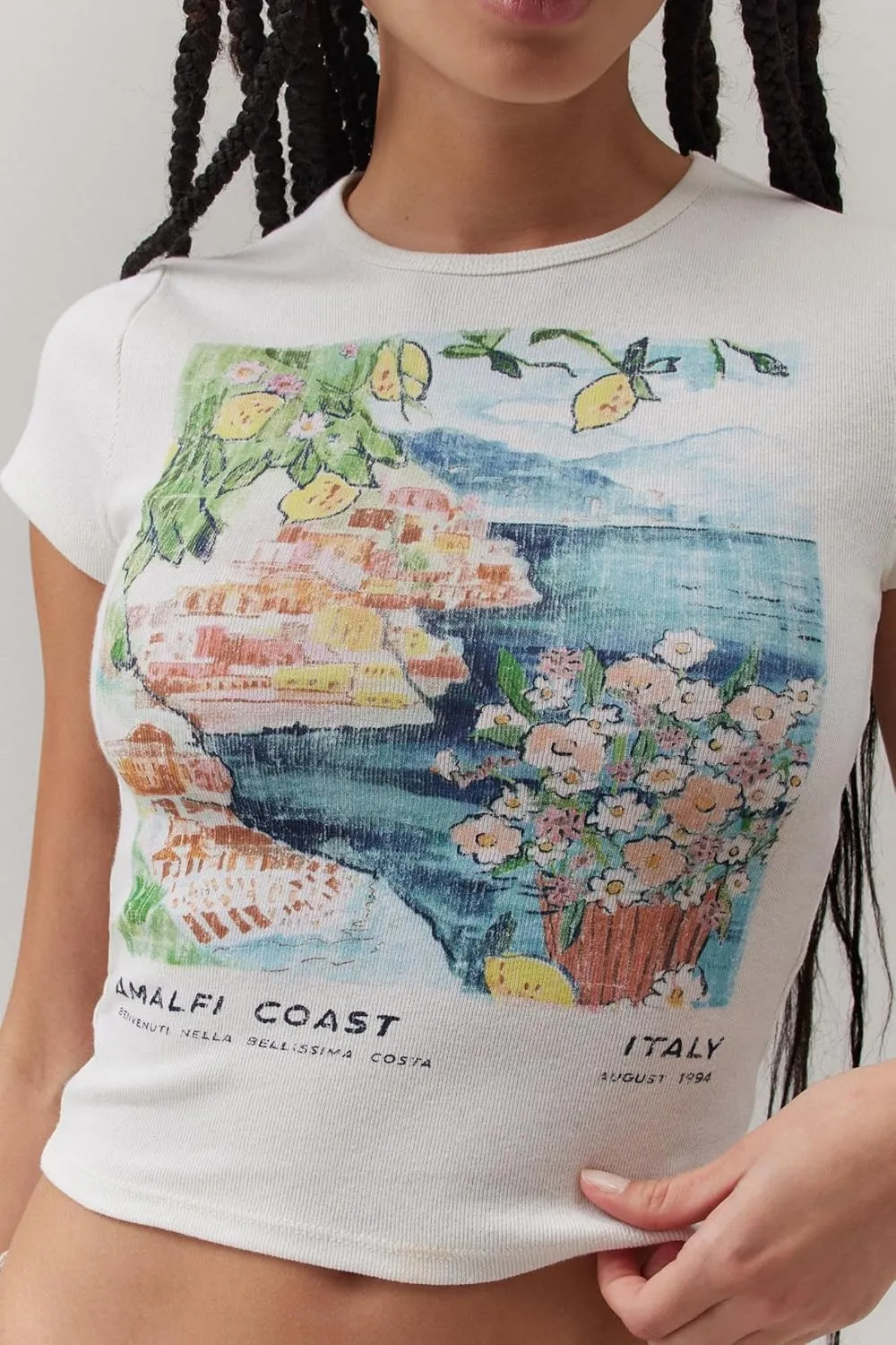 Y2K Retro Graphic Baby Tees Women Short Sleeve Slim Fit T Shirt 90s Summer Trendy Vintage Aesthetic Cropped Top